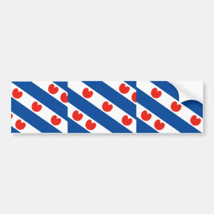 Autocollant De Voiture frison, Pays-Bas