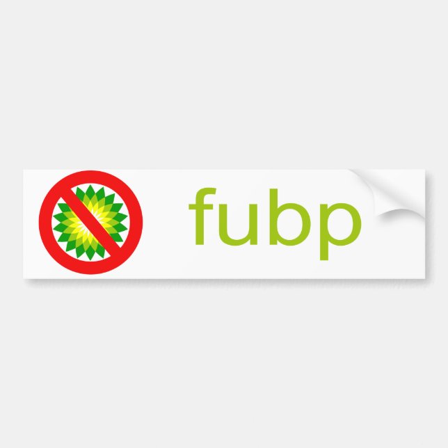 AUTOCOLLANT DE VOITURE FUBP (Devant)