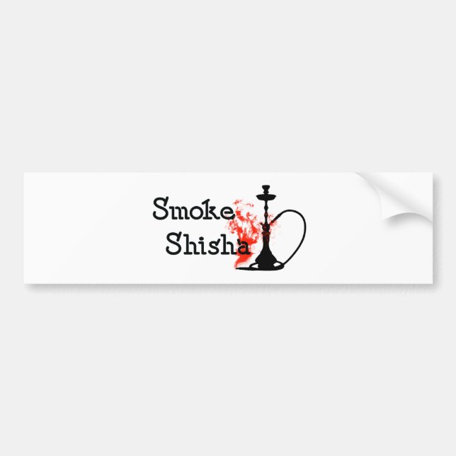 Autocollant De Voiture Fumée Shisha (Devant)