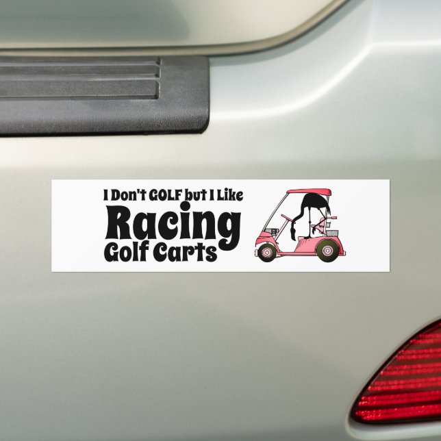 Autocollant De Voiture Funny Golf Part Racing (En voiture)