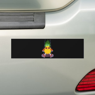 Autocollant De Voiture Funny Swinging Pineapple Swinger