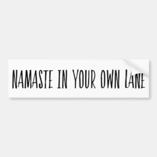Autocollant De Voiture Funny Yoga Pun Yogi