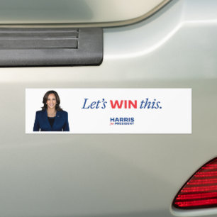 Autocollant De Voiture Gagnons ce harris pour le président 2024