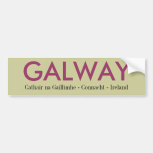 Autocollant De Voiture Galway Irlande