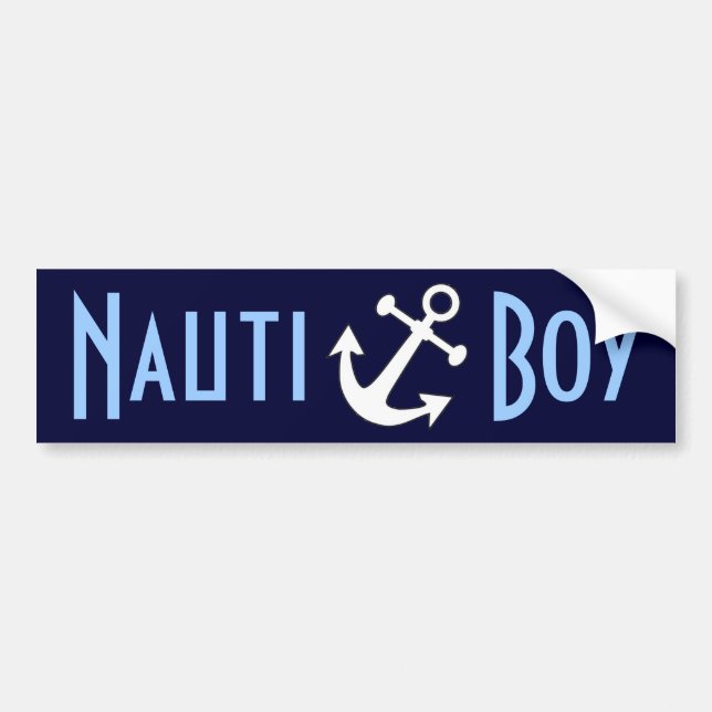 Autocollant De Voiture Garçon de Nauti (Devant)