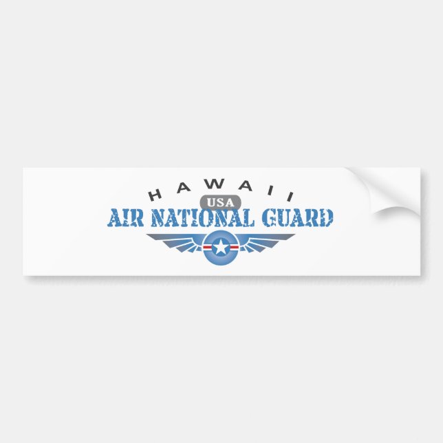 Autocollant De Voiture Garde nationale d'air d'Hawaï (Devant)