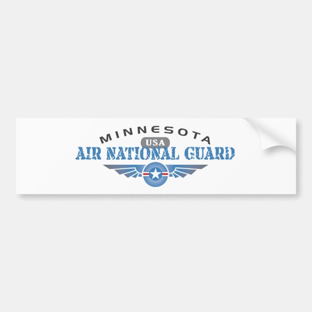 Autocollant De Voiture Garde nationale d'air du Minnesota (Devant)