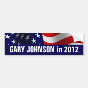Autocollant De Voiture Gary Johnson en 2012