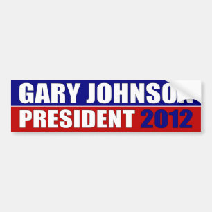 Autocollant De Voiture Gary Johnson pour le président