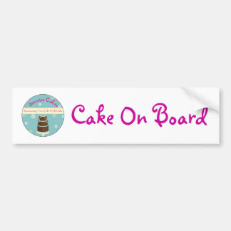 Autocollant De Voiture Gâteau à bord