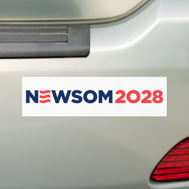 Autocollant De Voiture Gavin Newsom 2028 (En voiture)