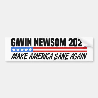 Autocollant De Voiture Gavin Newsom Pour Président 2028