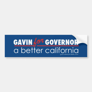 Autocollant De Voiture Gavin pour le gouverneur