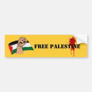 Autocollant De Voiture Gaza libre libèrent la Palestine