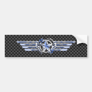 Autocollant De Voiture General Private Air Pilot Chrome Comme Star Wings