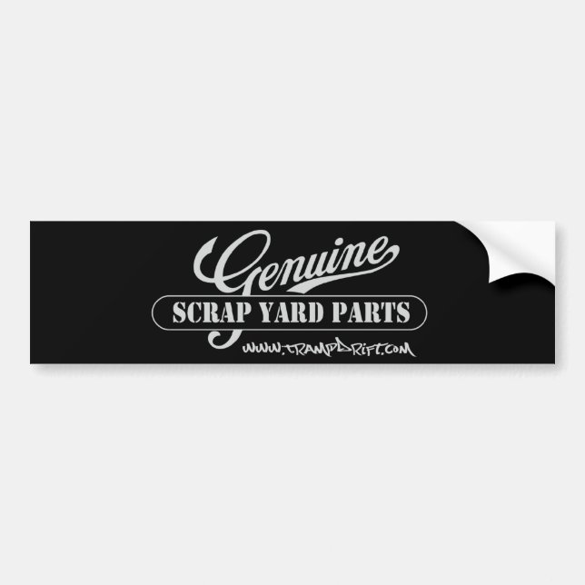 Autocollant De Voiture genuine_scrapyard_parts (Devant)