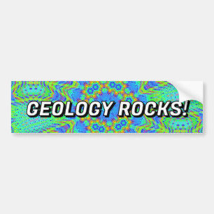 AUTOCOLLANT DE VOITURE GÉOLOGIE ROCKS!