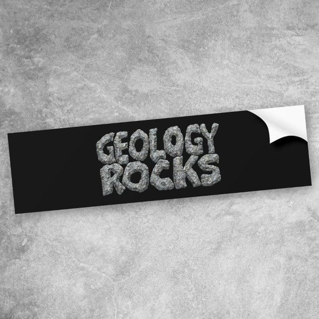 Autocollant De Voiture Géologie Rocks - Earth Science Pun (Créateur téléchargé)