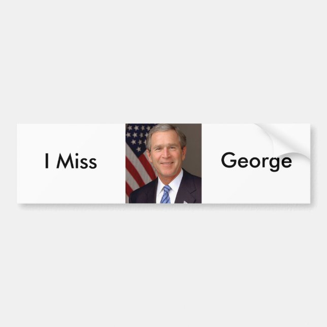 Autocollant De Voiture George W. Bush (Devant)