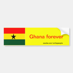 Autocollant De Voiture Ghana flag