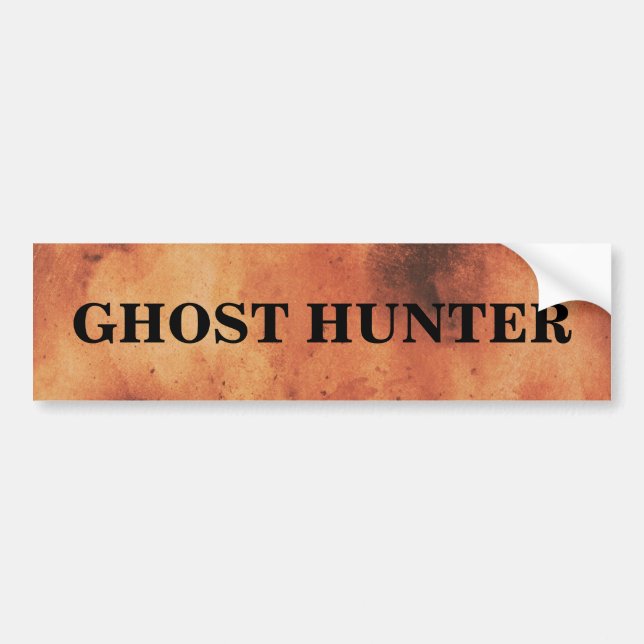 Autocollant De Voiture Ghost Hunter Éffrayant (Devant)