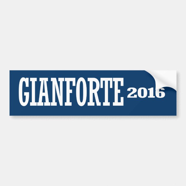 Autocollant De Voiture Gianforte - Greg Gianforte 2016 (Devant)