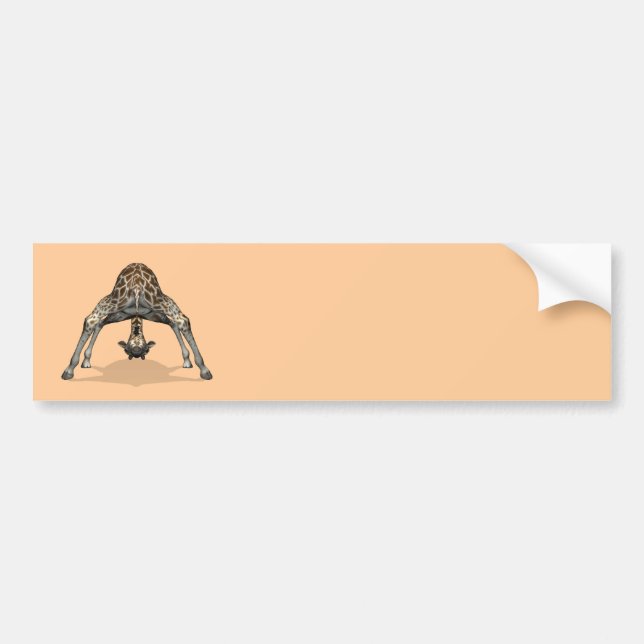 Autocollant De Voiture Girafe flexible (Devant)