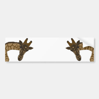 Autocollant De Voiture Girafes