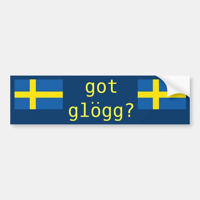 Autocollant De Voiture glogg obtenu ? Boire drôle (Devant)