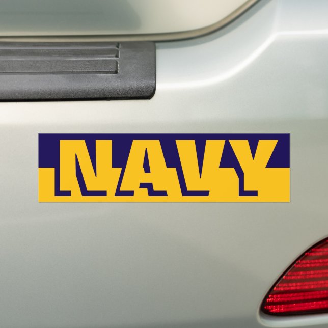 AUTOCOLLANT DE VOITURE GO NAVY (En voiture)