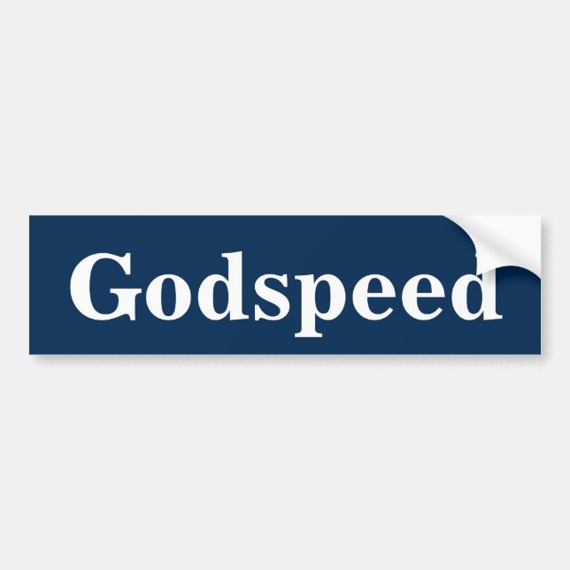 AUTOCOLLANT DE VOITURE GODSPEED (Devant)