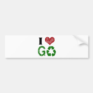 AUTOCOLLANT DE VOITURE GOGREEN