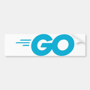 Autocollant De Voiture Golang Logo (Go Programming Language)