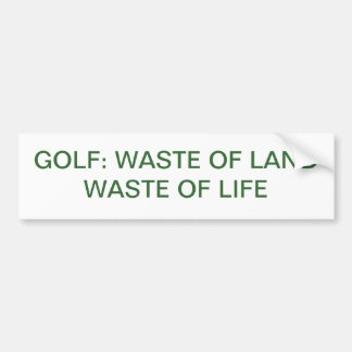 AUTOCOLLANT DE VOITURE GOLF