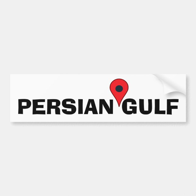 Autocollant De Voiture Golfe Persique (Devant)