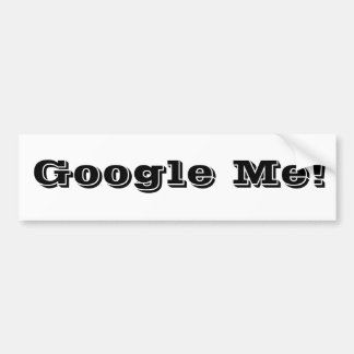 Autocollant De Voiture Google je !