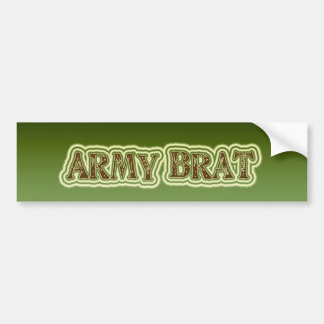 Autocollant De Voiture Gosse d'armée (Devant)