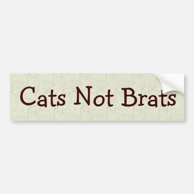 Autocollant De Voiture Gosses de chats pas (Devant)