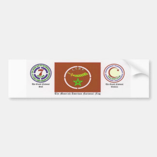 Autocollant De Voiture Gouvernement national américain maure