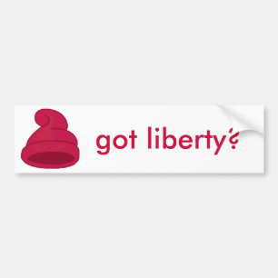 Autocollant De Voiture Grand-Liberté-Casquette, obtenu la liberté ?