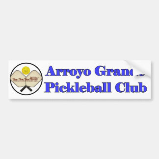 Autocollant De Voiture Grand Pickleball adhésif pour pare-chocs de club