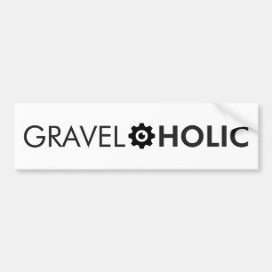 Autocollant De Voiture Gravelaholic Gravel Cycling