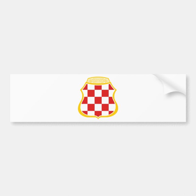 Autocollant De Voiture Grb Herceg-Bosne (Devant)