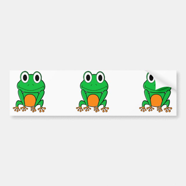 Autocollant De Voiture Grenouille (Devant)