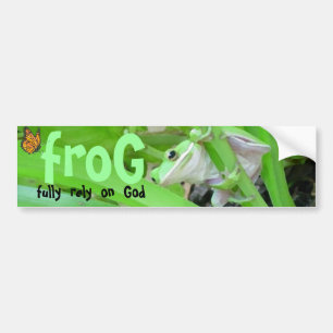 Autocollant De Voiture grenouille