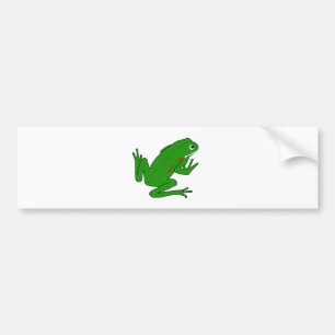 AUTOCOLLANT DE VOITURE GRENOUILLE