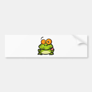 Autocollant De Voiture Grenouille collant sa langue