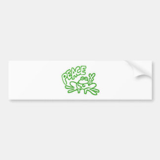 Autocollant De Voiture Grenouille de paix