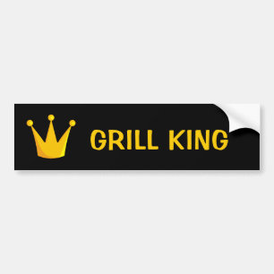 Autocollant De Voiture Grill King Crown