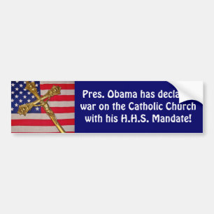 Autocollant De Voiture Guerre d'Obama contre l'adhésif pour pare-chocs de